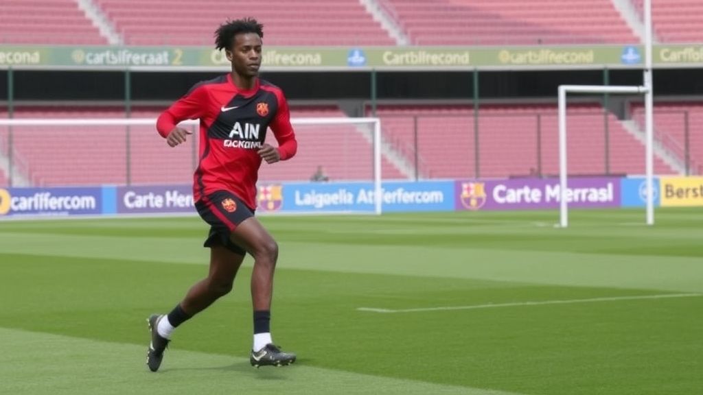 巴萨新星训练场暖心致敬 拉什福德亚洲行获队友认可