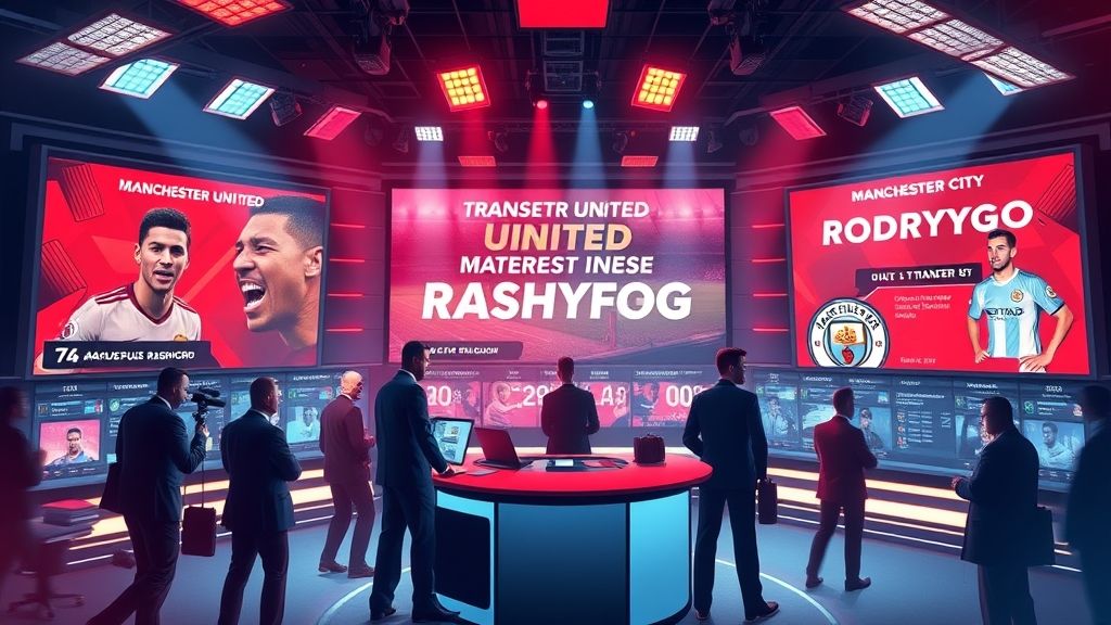 夏窗风暴：拉什福德巴萨梦碎？皇马妖星引英超6强混战