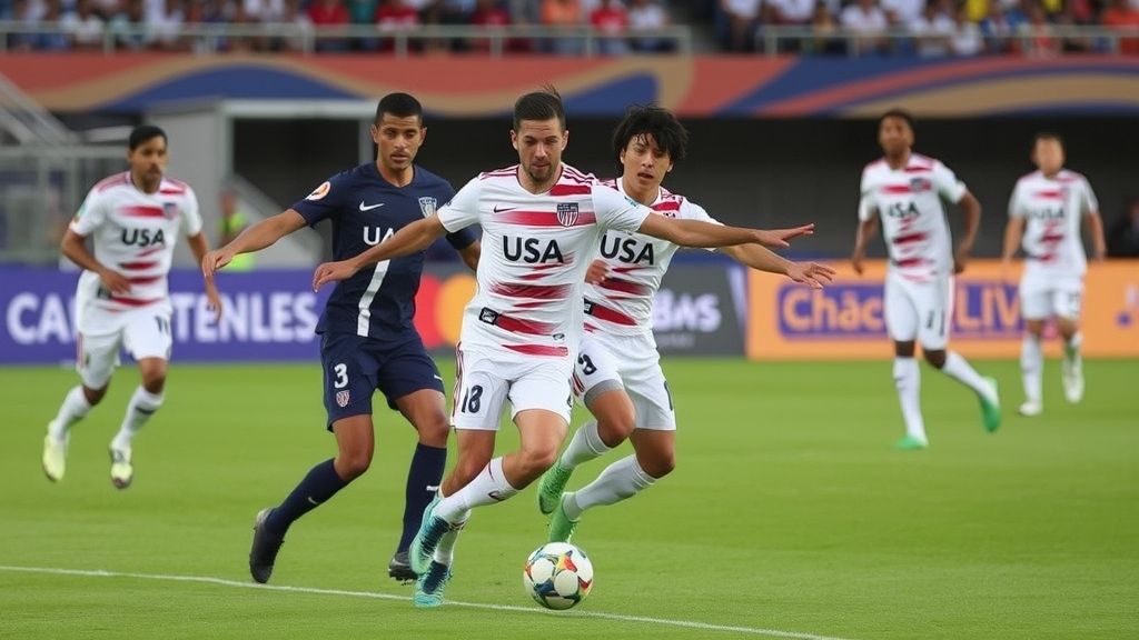 【金杯赛战报】美国队1-0险胜沙特晋级八强